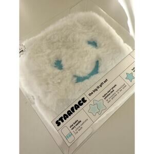 Starface The Big Lil Gift Set White Fuzzy Bag Lip Balm 32 Pimple Patches New